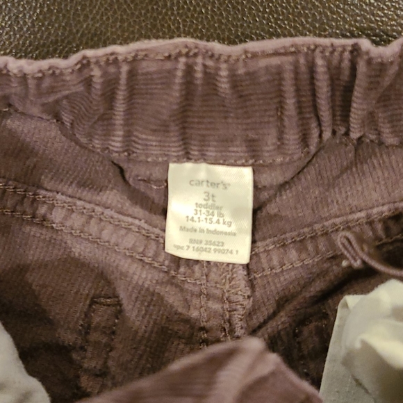 SALE - Carter's Girls Corduroy Pants - 3T - Picture 3 of 4